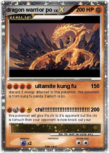 Pokemon dragon warrior po
