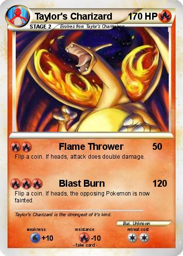 Pokemon Taylor's Charizard