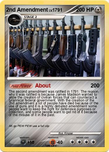 Pokemon 2nd Amendment