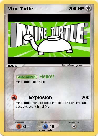 Pokemon Mine Turtle