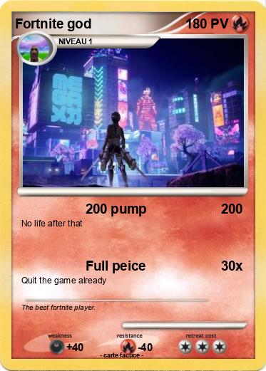 Pokemon Fortnite god