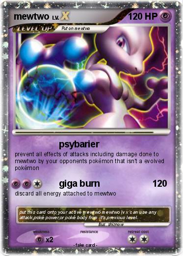 Pokemon mewtwo