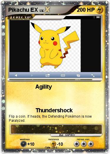 Pokemon Pikachu EX