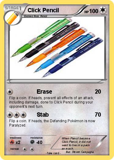 Pokemon Click Pencil