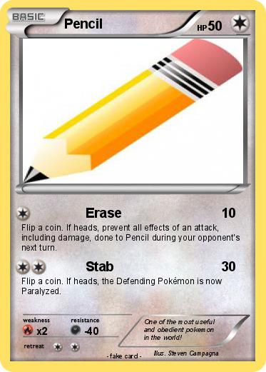 Pokemon Pencil