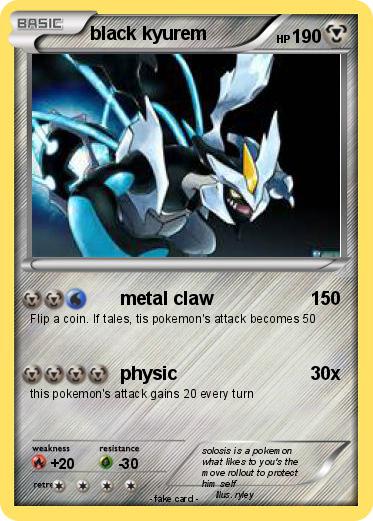 Pokemon black kyurem