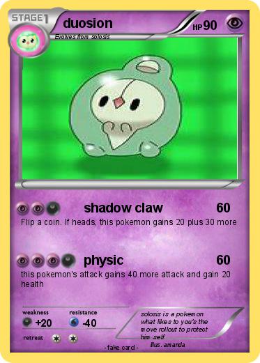 Pokemon duosion