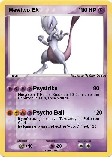 Pokemon Mewtwo EX
