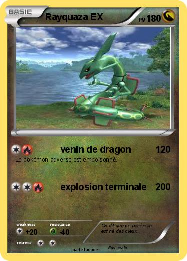 Pokemon Rayquaza EX