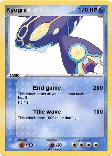 Pokemon Kyogre