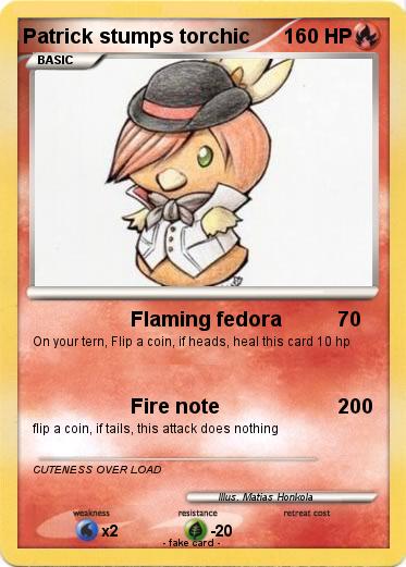 Pokemon Patrick stumps torchic