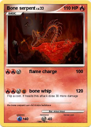 Pokemon Bone serpent