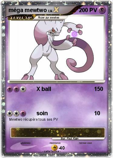Pokemon méga mewtwo