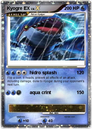 Pokemon Kyogre EX