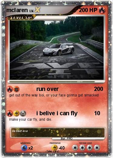Pokemon mclaren