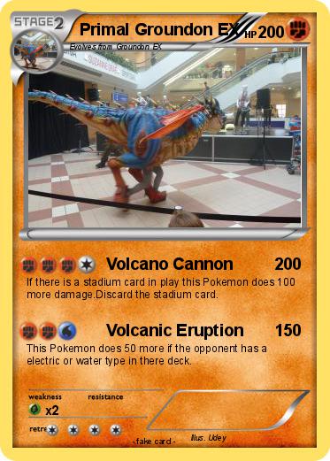 Pokemon Primal Groundon EX