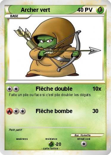Pokemon Archer vert