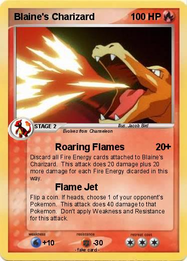 Pokemon Blaine's Charizard