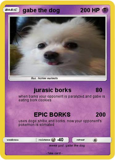 Pokemon gabe the dog