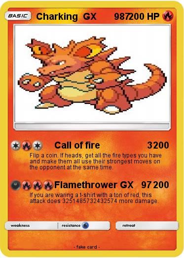 Pokemon Charking  GX       987