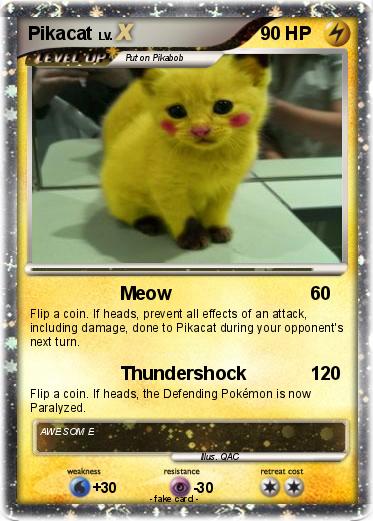 Pokemon Pikacat