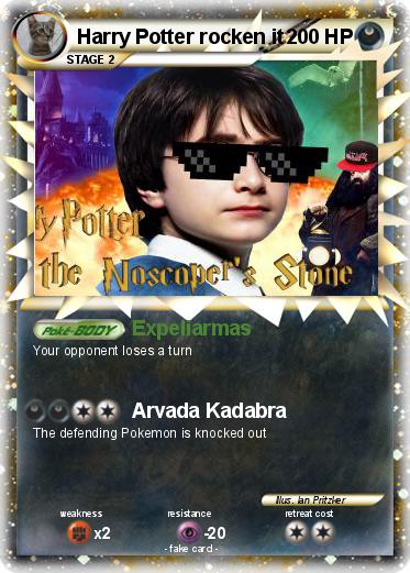Pokemon Harry Potter rocken it