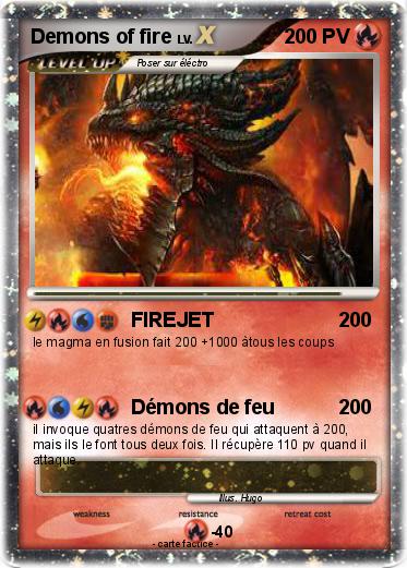 Pokemon Demons of fire