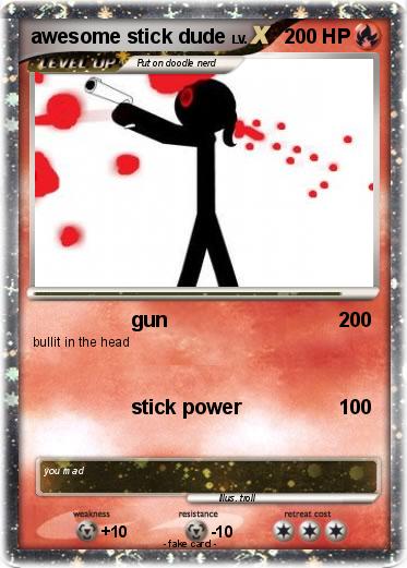 Pokemon awesome stick dude