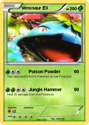 Pokemon Venosaur EX