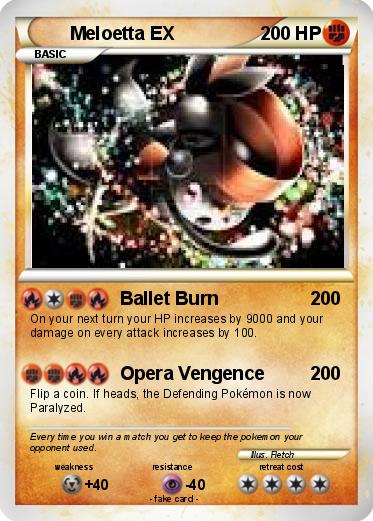 Pokemon Meloetta EX