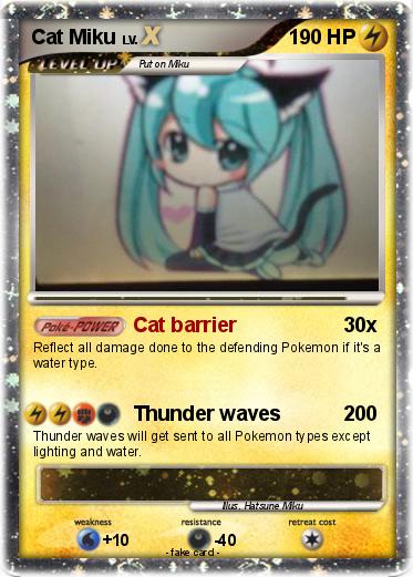 Pokemon Cat Miku