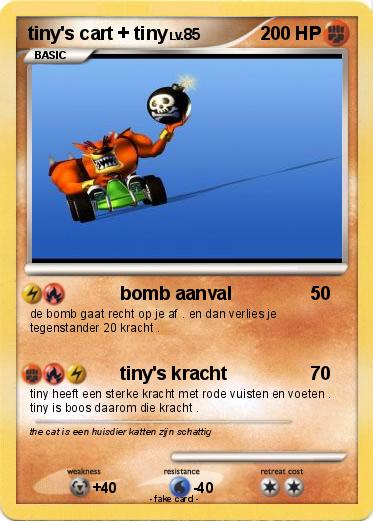 Pokemon tiny's cart + tiny