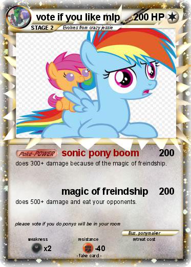 Pokemon vote if you like mlp