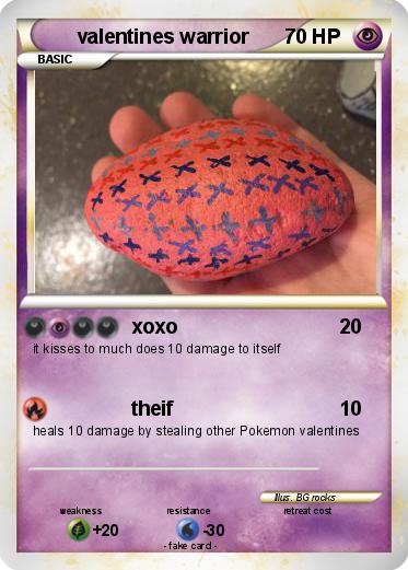 Pokemon valentines warrior