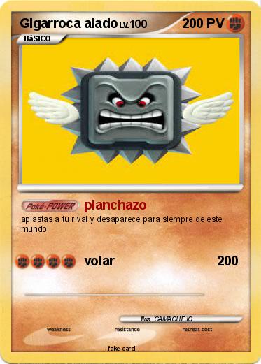 Pokemon Gigarroca alado