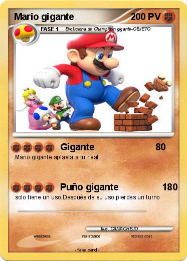 Pokemon Mario gigante