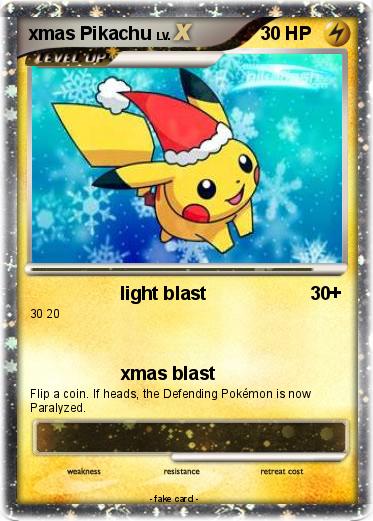 Pokemon xmas Pikachu