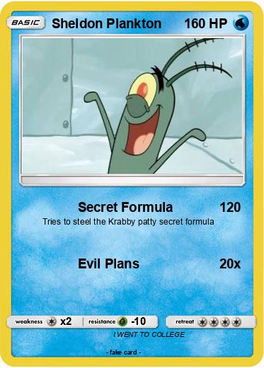 Pokemon Sheldon Plankton