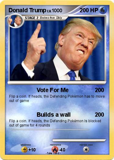 Pokemon Donald Trump