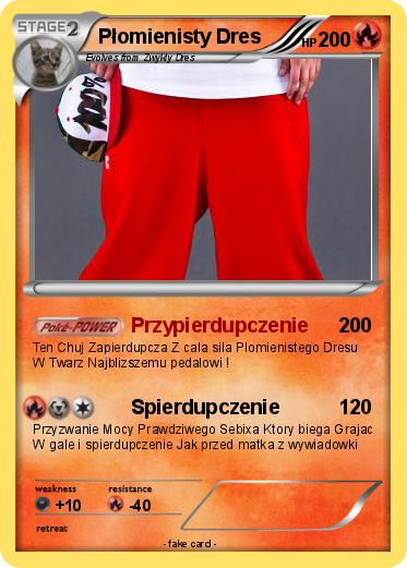 Pokemon Płomienisty Dres
