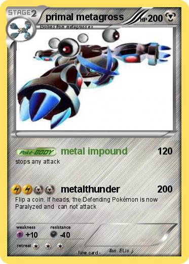 Pokemon primal metagross