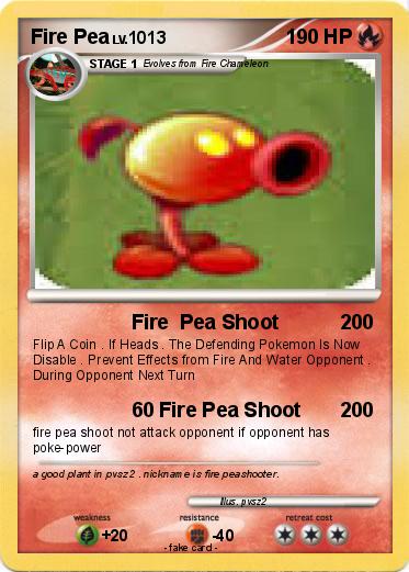 Pokemon Fire Pea