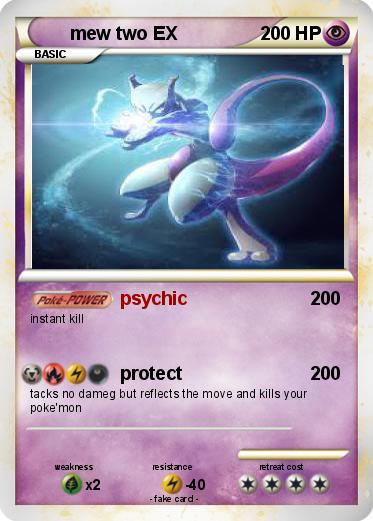 Pokemon mew two EX