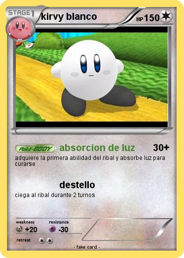 Pokemon kirvy blanco