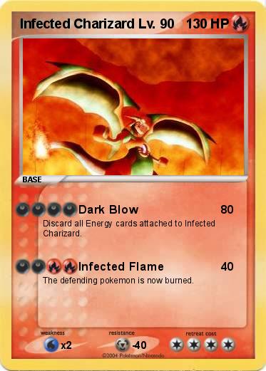 Pokemon Infected Charizard Lv. 90