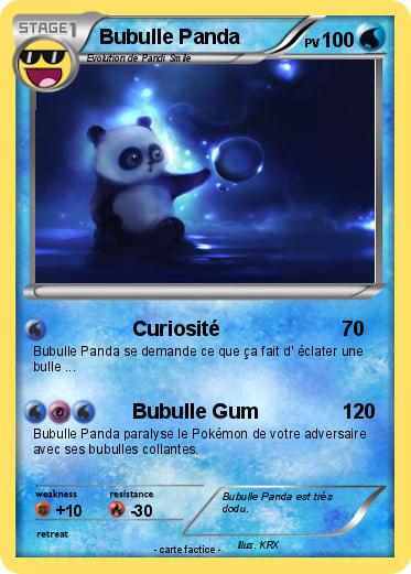 Pokemon Bubulle Panda