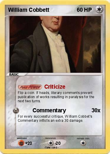 Pokemon William Cobbett