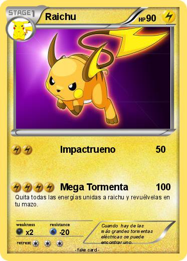 Pokemon Raichu