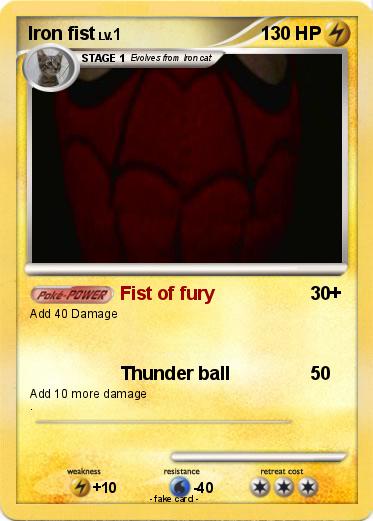 Pokemon Iron fist