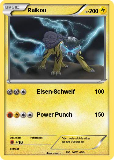 Pokemon Raikou